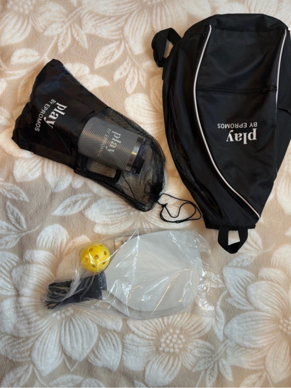 Black Pickleball Paddle Set